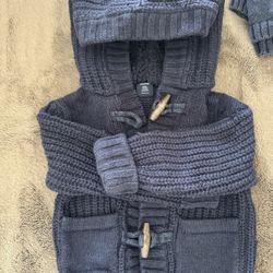 Baby Gap Navy Hooded Sweater 18-24 Months