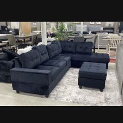 New Sectional + Ottoman 