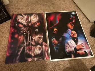 Marvel Daredevil and Punisher Poster Prints