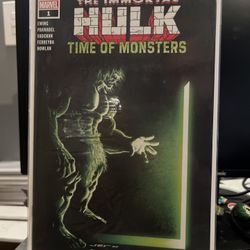 Immortal Hulk Time Of Monsters #1