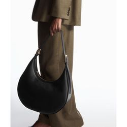 Cos Genuine leather Crescent Bag 
