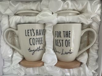 Wedding Mugs for Bride and Groom