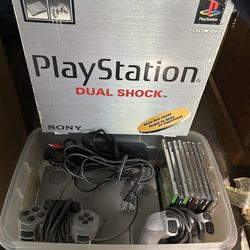Original PlayStation 1 with box