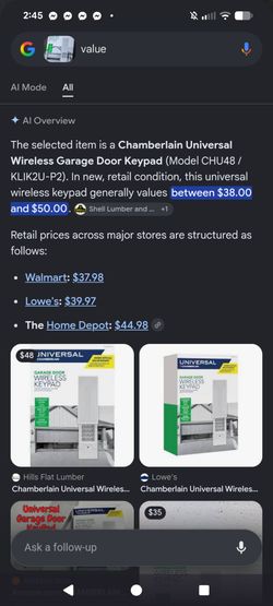 Garage door opener