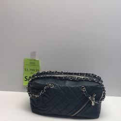 CHANEL COTTON CLUB BOWLER BAG 