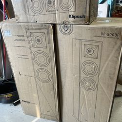 Klipsch RP 5000f x2 / RP 500 C x1 (3 Speakers Total) 