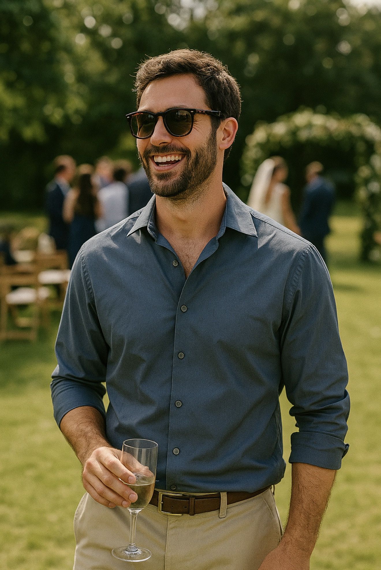 Blue Dress Shirt – Great Condition! Worn Twice 💙