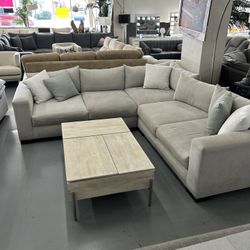 Custom Stylish New Sectionals In Stock