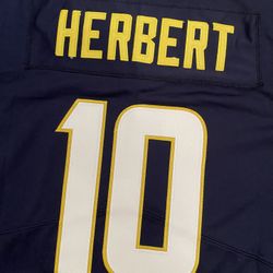 Navy Justin Herbert Los Angeles Chargers Jersey