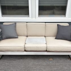 Outdoor Sofa - Seats Three + Removable tray Table