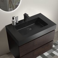#8- integrated sink with Drain And Faucet,
