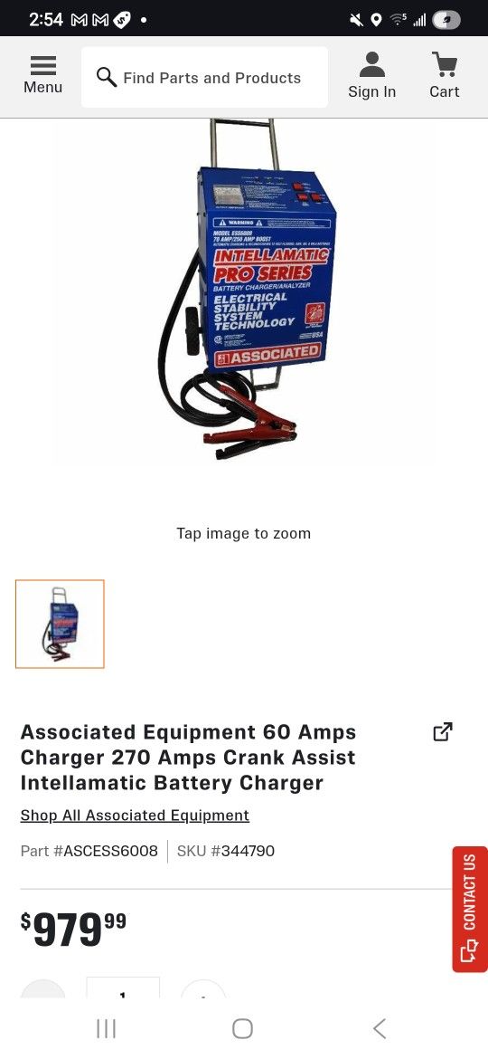 Associated Equipment Commercial Fast Charger