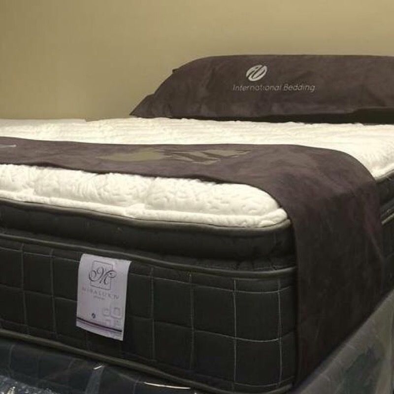 Miralux Pillow Top Queen Mattress Set