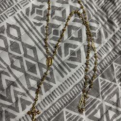 10k Gold Rosary 