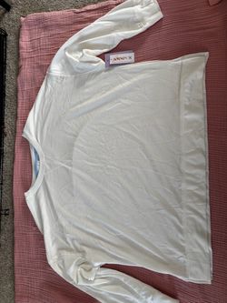 Joyspun White Long Sleeve Top