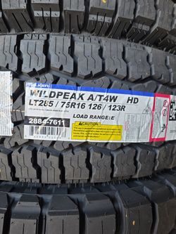 4 New LT 285-75-16 Falken Wildpeak AT4 All Terrain Tires 33x11.50 R16 FREE Delivery Inland Empire or PickUp Moreno Valley 0115-P)