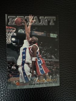 Kobe Bryant High School Basketball Card