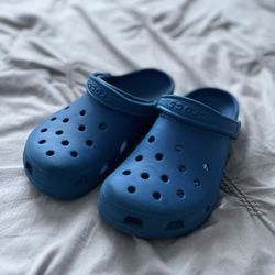 Blue Crocs 