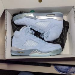 Air Jordan 5 Bluebird Size 8.5w/7m And 10w/8.5m
