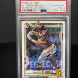Jackson Merril Auto  San Diego Padres 