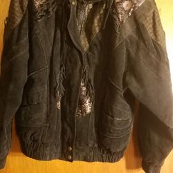 Black Suede Leather Jacket