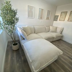 Beige Cloud Sectional (NEW IN BOXES)