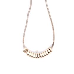 Silpada Sterling Silver Beaded Hoop Necklace