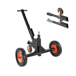 576*Heavy-Duty Trailer Dolly, 1500lbs Tongue Weight Capacity, 2 in 1 Trailer Mover with 2 in Ball, 16 in Pneumatic Tires and Universal Wheel, Portable