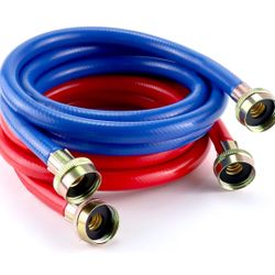 6FT Washer Water Line/Rubber Washing Machine Hose.  Not a set.