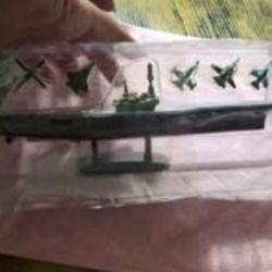 Mini aircraft carrier replica