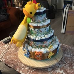 Safari Diaper Cake 