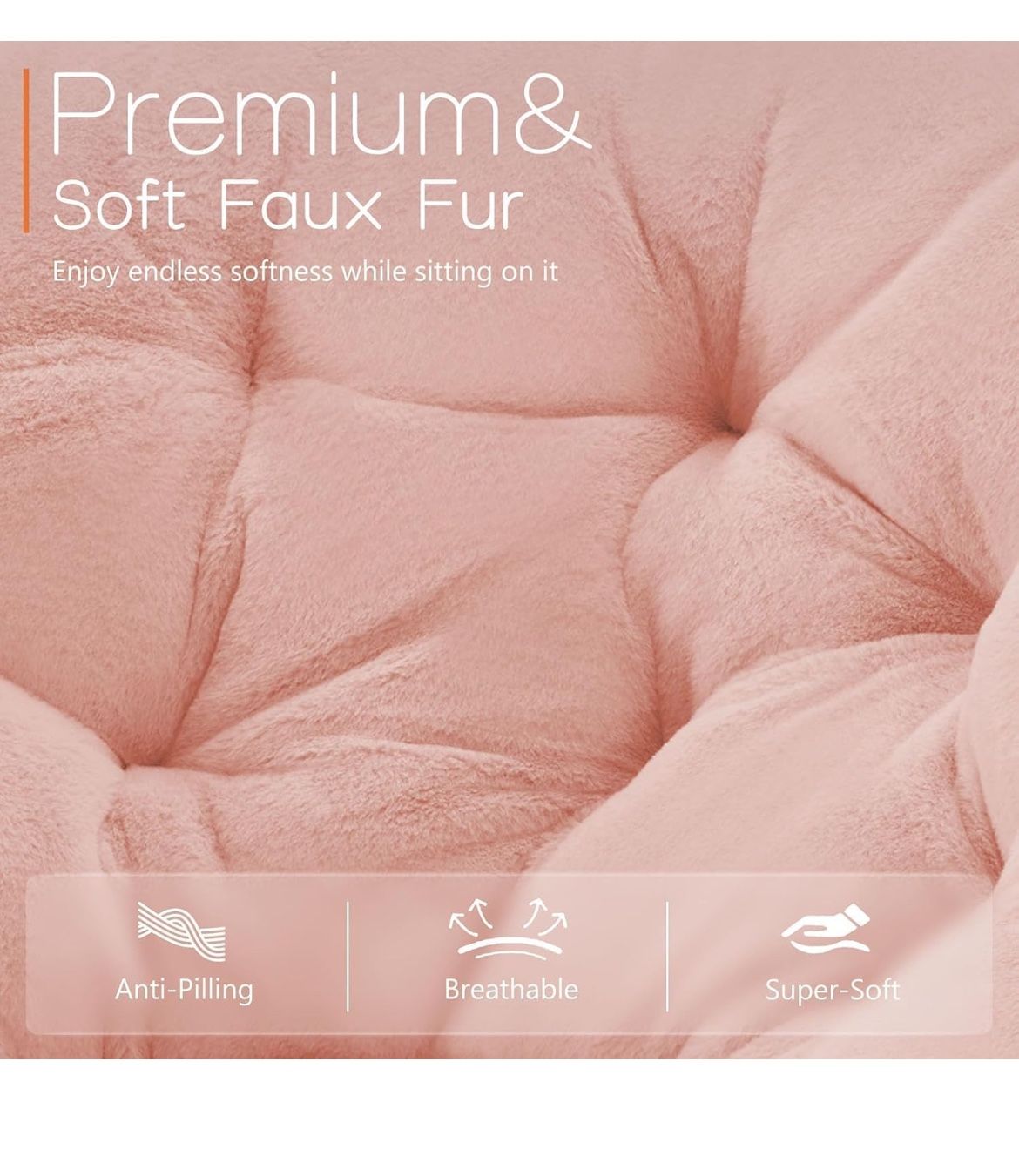 Saucer Chair for Adults, Comfy Lounge Chair for Bedroom