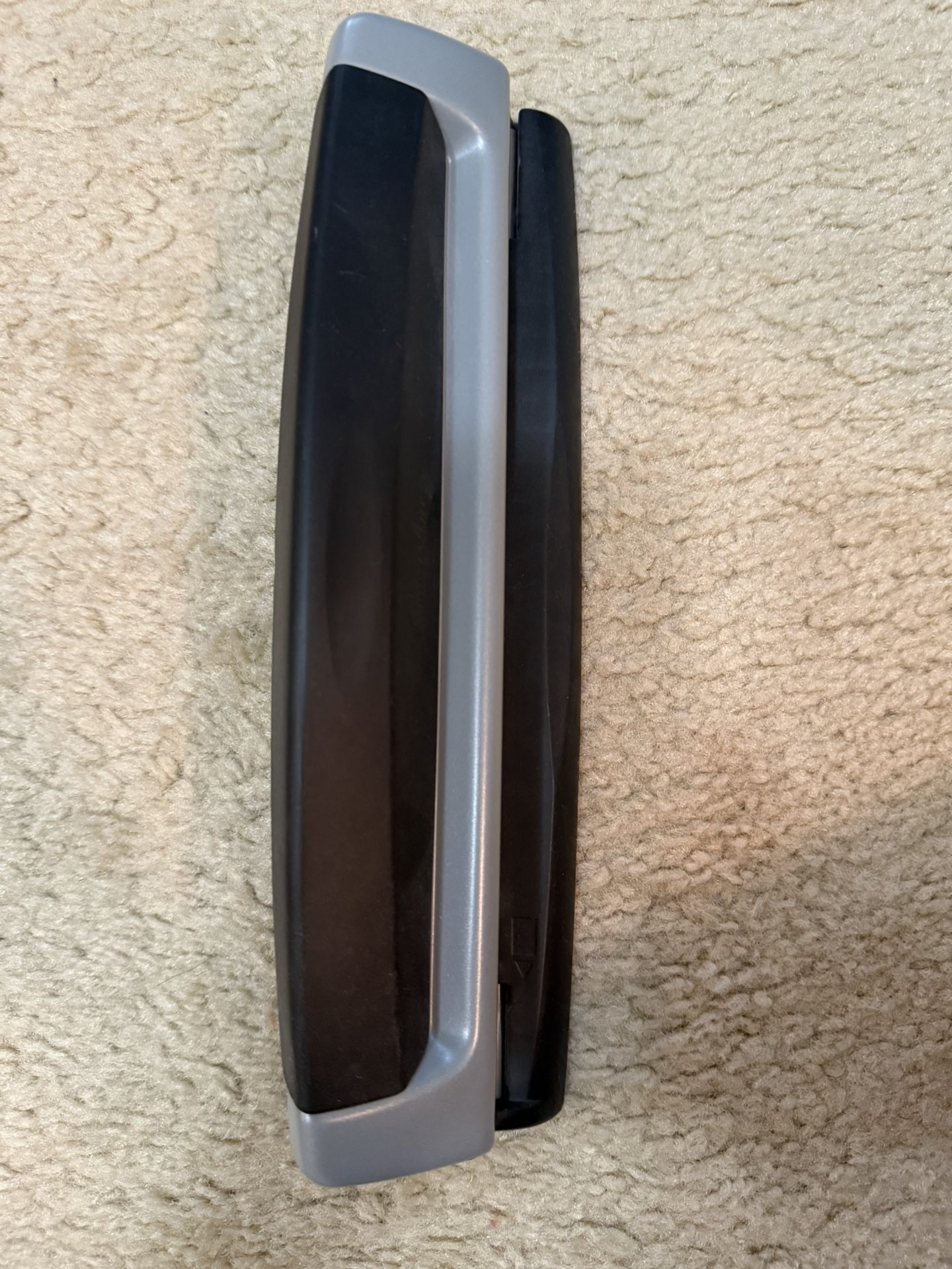 Office 3 Hole Punch, Durable Metal, Rubber Base, 12 Sheets