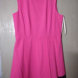 Pink Dress Size 12 In Un  Worn Condition 