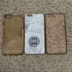 3 IPHONE 6 6 S PLUS CASES & POP SOCKET TECH 21