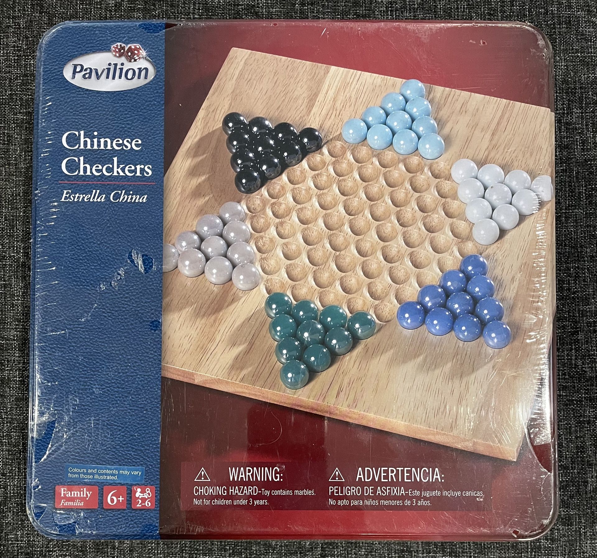 New Pavilion Chinese Checkers Wooden Board Game