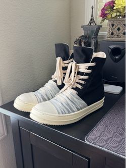 Rick Owens dark shadow sneaker high top men’s EU size 43