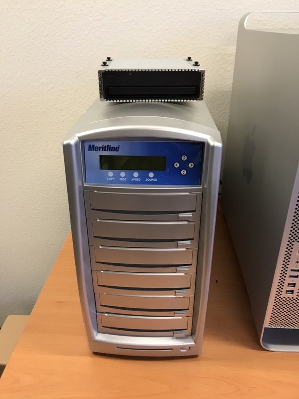 DVD duplicator.
