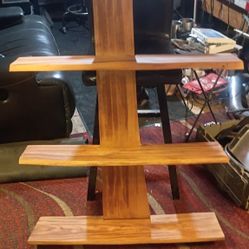 Live Edge sycamore plant shelf