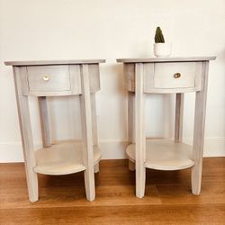 Pottery Barn Small Side Tables 