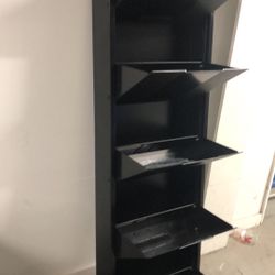 61”Tx20”wx6”th Metal hanging shoes cabinet good condition