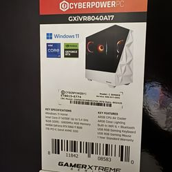 CyberPowerPC Gamer Xtreme GXiVR8040A17 | i7-14700F | RTX 5060 Ti | 16GB DDR5 | 1TB SSD | Brand New Sealed