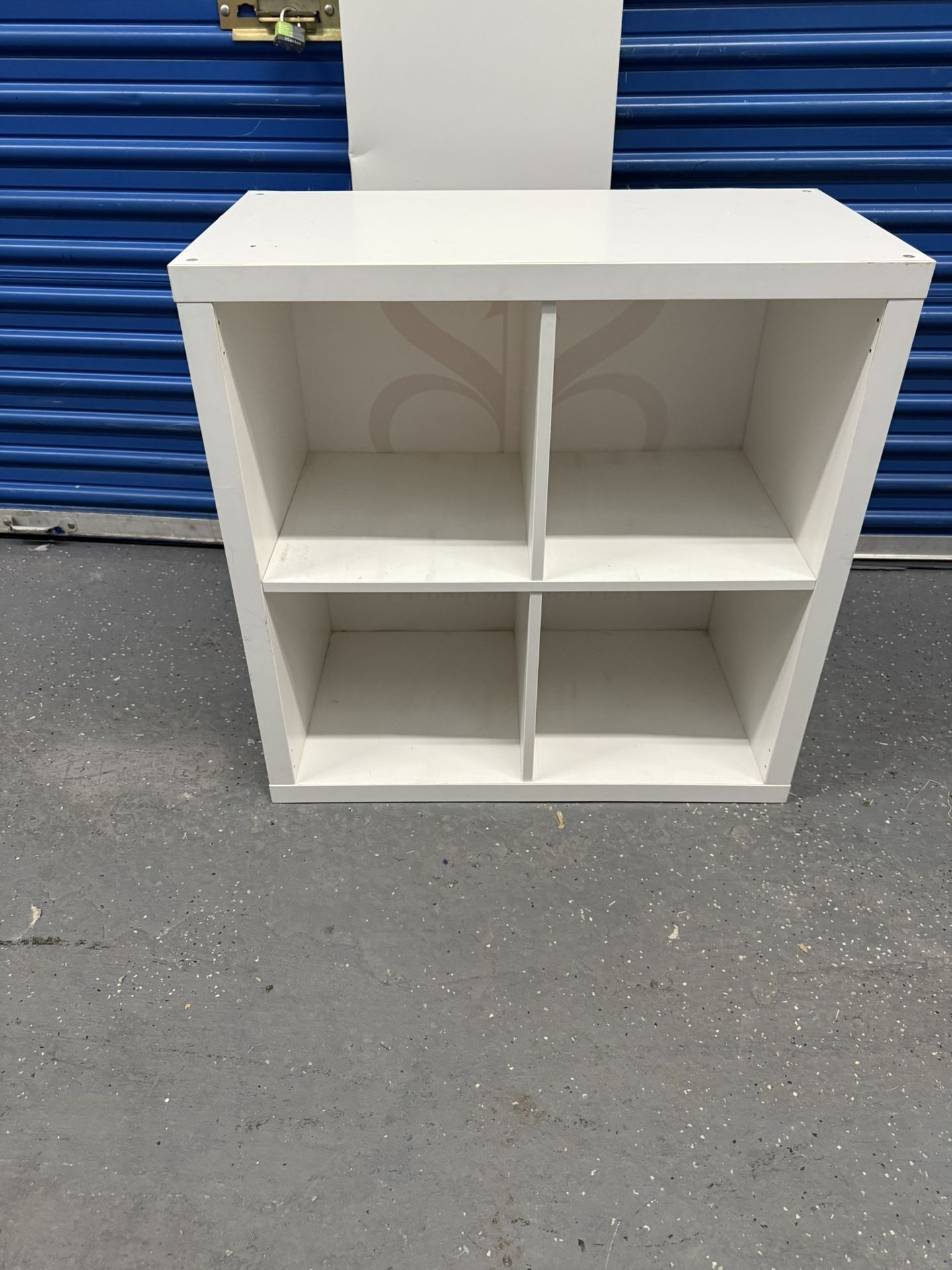 4 Cube Organizer White Storage 