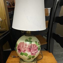 Vintage Flower Lamp