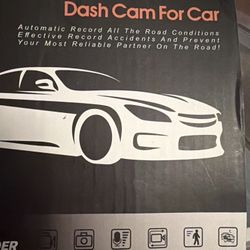 Dual Dash Cam For Car - Camera Full HD Driving Video Recording Looping