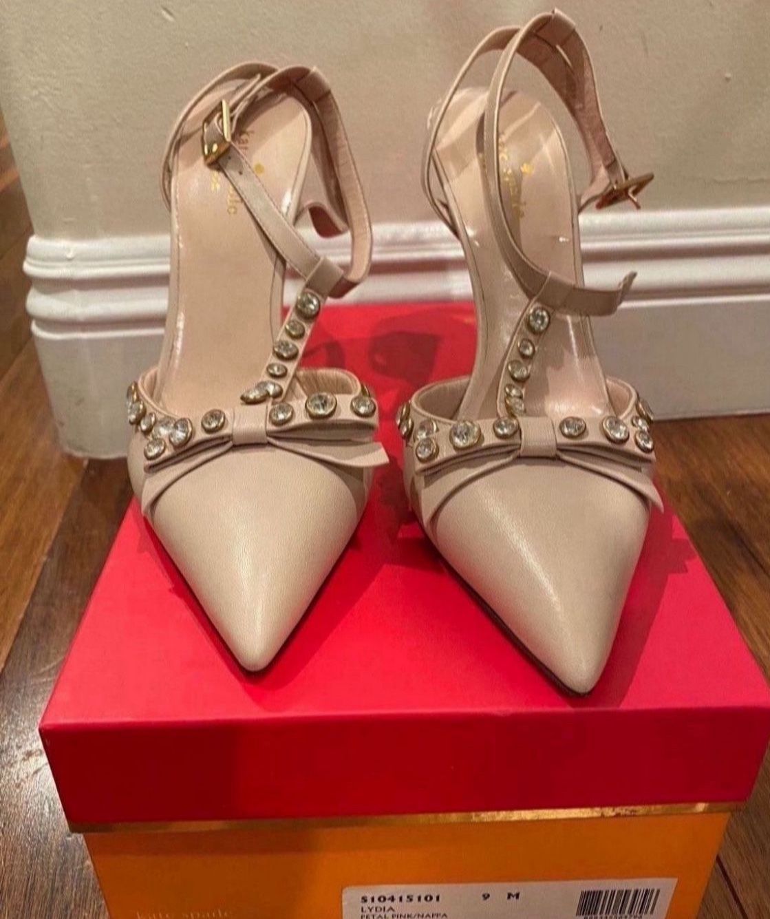 Kate Spade beige heels, size 9