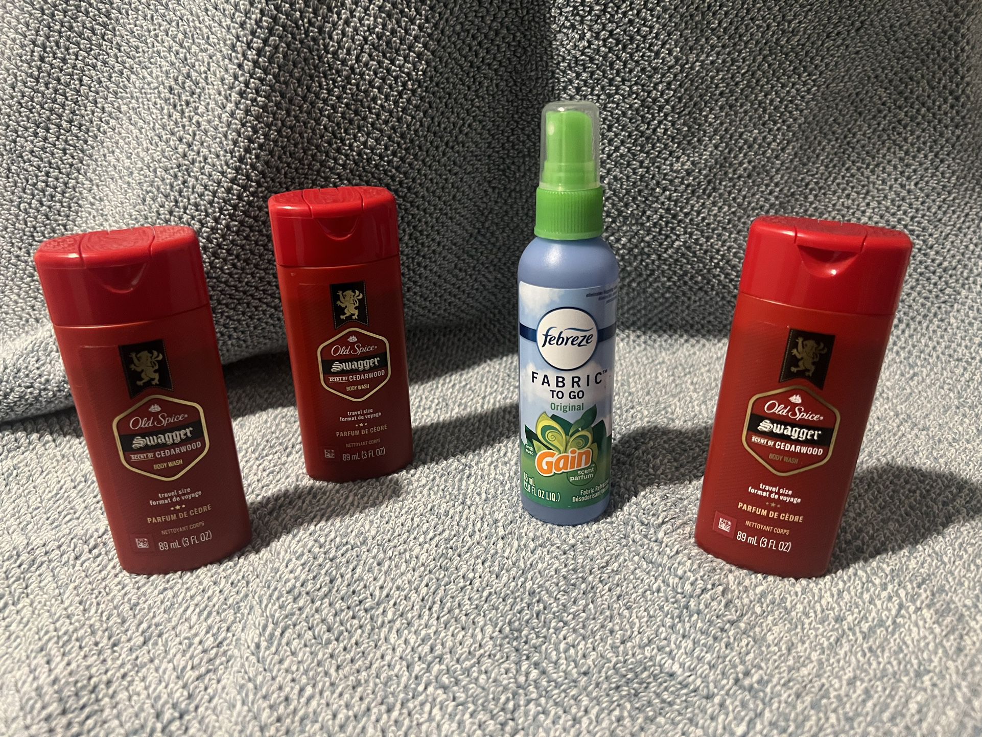 Old Spice Travel Size Body Wash & Febreze On The Go