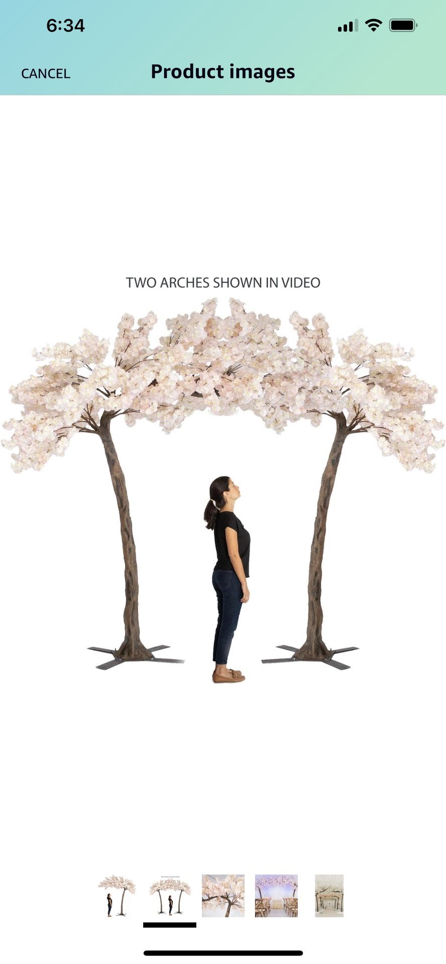 Artificial Tree Cherry Blossom Décor Stunning Design 11ft Tall, Blush/Light Pink