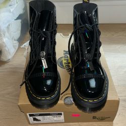 Doc Martens Sinclair Rainbow Iridescent Boots