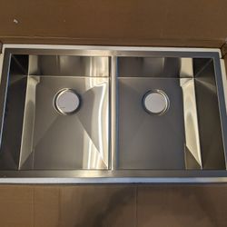 Double Basin Stainless Steel Sink